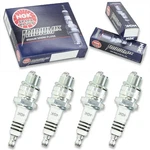 4pcs 1976 Ski-doo Rv 250 Ngk Iridium Ix Spark Plugs 247cc 15ci Tnt Kit Set Fr. Fixed Price $53.89.