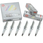 6 Pcs Ngk Laser Iridium Spark Plugs For 2007-2013 Mitsubishi Outlander 3.0l Aj. Fixed Price $82.14.