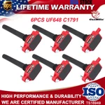 6 Pack Ignition Coils For Dodge Grand Caravan Journey Wrangler 2011-2017 V6 3.6l. Fixed Price $69.59.
