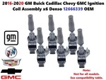2016-2020 Gm Buick Cadillac Chevy Gmc Ignition Coil Assembly X6 Denso 12666339. Fixed Price $54.00.