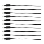 United Pacific Black 6"singlelead Wire .180 Bullet Termination 10 Pack. Fixed Price $19.90.