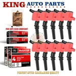 Motorcraft Spark Plugs & Ignition Coils Dg508 For 6.8l Ford E350 12lu12a388aa. Fixed Price $113.29.