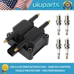 Ignition Coil & 4 Iridium Spark Plug For 03-09 Chrysler Pt Cruiser 03-05 Dodge. Fixed Price $34.99.