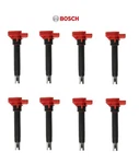 For Audi Vw 4.2l V8 Set Of 8 Ignition Coils W/ Spark Plug Connector Bosch. Fixed Price $257.95.