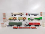 6x H0 1:87 Truck 467 555 Daf 520 Scania 523 Ford 787 Mint + 4x Box #dn353-1. Fixed Price $53.92.