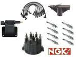Coil & Ngk Plugs Wires Rotor Tune Up Kit For Dodge Dakota Durango Ram 5.2l 5.9l. Fixed Price $141.01.