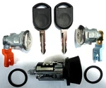 Ford Ignition Switch Lock Cylinder + Pair (2) Door W/2 Chip Keys. Fixed Price $106.65.