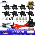 8 Ignition Coils & Iridium Spark Plug+wire For Chevy Silverado Gm 6.0l 4.8l 5.3l. Fixed Price $103.52.