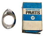 New Old Stock Ignition Switch Bezel For 1965-66 Chrysler Models Mopar #2497143. Fixed Price $50.00.