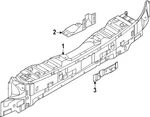 Genuine Nissan Rear Body Reinforcement 79132-5aa1b. Fixed Price $55.80.