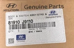 Hyundai Genuine Part 81910-j9110. Fixed Price $129.68.