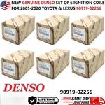 Genuine Denso Ignition Coils For 2005-2024 Toyota & Lexus I4 V6 V8 90919-02256. Fixed Price $118.57.