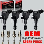4x Brand Oem Ignition Coil & 4 Iridium Spark Plug For Chevy Buick Gmc 2.4l Uf491. Fixed Price $43.33.