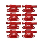 Msd 82668 Ignition Coil Blaster Series, Square, Red, 8-pack. Fixed Price $562.95.