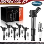 6pcs Ignition Coil & Iridium Spark Plug Kit For Suzuki Verona 2006 L6 2.5l. Fixed Price $100.99.