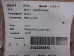 Coil/ignitor Fits 05-17 Audi A6. Fixed Price $48.00.