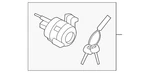 Genuine Hyundai Cylinder & Keys 81900-1rb00. Fixed Price $147.45.