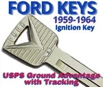 1959-1964 Ford Spare Ignition Door Key Cut To Your Code Fe000-fe249. Fixed Price $11.99.