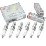 6 Pc Ngk Laser Platinum Spark Plugs For 1992-2005 Bmw 320i 2.0l 2.2l L6 Xk. Fixed Price $57.53.