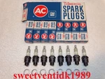 (8) .. Nos Commercial Ac - C46 Spark Plugs Gm # 1559453 Made In Usa. Fixed Price $85.00.