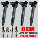 4x Oem Ignition Coil & Iridium Spark Plugs For Toyota Tacoma 2.4l 2.7l Uf323. Fixed Price $61.18.