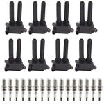 8x Ignition Coils + 16x Spark Plugs For 2009-2019 Dodge Jeep Grand Cherokee 5.7l. Fixed Price $134.30.