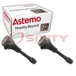 2 Pc Hitachi Front Ignition Coils For 2014 Infiniti Qx70 5.0l V8 Spark Plug Rw. Fixed Price $152.71.