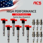 6x Oem High Performance Ignition Coil & Iridium Spark Plugs For Audi Vw Uf529. Fixed Price $84.64.