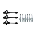 Hitachi 3 Ignition Coils & 6 Ngk Spark Plugs Standard Kit For Nissan Maxima. Fixed Price $172.95.
