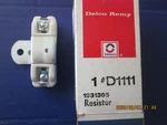 Nos D-1111 1931385 Resistor Corvette 2x4 Fi Chevy H/per Spec 348 409 Gm. Fixed Price $105.00.