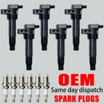 6x Oem Ignition Coil & Iridium Spark Plugs For Hyundai Santa Fe Kia Sedona Uf546. Fixed Price $47.92.