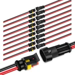 Nilight - 50020r 2pin Way 16awg Waterproof Wire 1.5mm Series Terminal Connector-. Fixed Price $20.99.