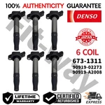 Genuine Denso X6 Ignition Coils For 2016-2021 Lexus Toyota 3.5l V6, 90919-02273. Fixed Price $134.60.