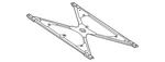 Genuine Mercedes-benz Rear Body Reinforcement 190-640-17-01. Fixed Price $576.00.