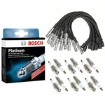 Motorking 12 Spark Plug Wire Set +12 Bosch Platinum Plugs For Mercedes. Fixed Price $104.75.