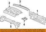 Gm Oem 05-12 Aura,g6,malibu Rear Body Floor Body-lower Reinf 15255224. Fixed Price $303.42.