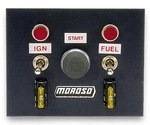 Moroso 74130 Oval Track Switch Panel Starter Button & 2 Fused Toggle Switches. Fixed Price $92.99.
