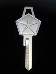 Dodge 1946-1957 Truck Pentastar Oem Key Blank 1766dt B & C Series W/ Hurd Locks. Fixed Price $21.95.