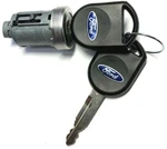 For Ford Oem Ignition Switch Lock Cylinder W/2 Transponder Chipped Blue Logo Key. Fixed Price $104.45.