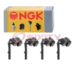 4 Pc Ngk Ignition Coils For 2017-2019 Mercedes-benz E300 2.0l L4 Spark Plug Fr. Fixed Price $317.18.