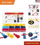 Thickened Copper T-tap Electrical Connectors With Nylon Insulation - 108 Total. Fixed Price $11.99.