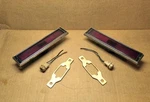 2 X Mopar 1972-78 Red Side Marker Lights Lamps C-body 3587399 W/gaskets & Wiring. Fixed Price $95.00.