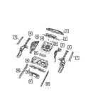 Genuine Mopar Rear Closure Panel 68243751aa. Fixed Price $99.22.