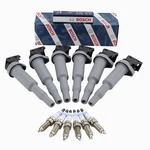 Bosch 6 Ignition Coils & Double Platinum Spark Plugs Kit For Bmw F30 F12 L6. Fixed Price $232.95.