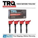 Trq 4pc Premium Performance Engine Ignition Coil Set For Audi Volkswagen New. Fixed Price $129.95.