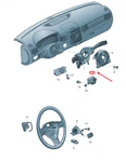 New Vw Touareg 7p Mk2 Ignition/starter Switch 7p6905843eggo No Duty To. Fixed Price $431.48.