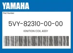 Yamaha Genuine Ignition Coil Assy - 5vy-82310-00-00. Fixed Price $151.19.