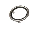 Large Aluminum Rosette With Seal For Late Mercedes R107 Ignition Lock. Fixed Price $48.30.