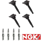 Aceon Ignition Coil & Ngk Spark Plug 4pcs For 2020-2021 Hyundai Venue 1.6l. Fixed Price $139.03.
