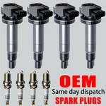 Oem 4x Ignition Coil & 4 Iridium Spark Plug For Toyota Yaris Prius 1.5l L4 Uf316. Fixed Price $39.76.